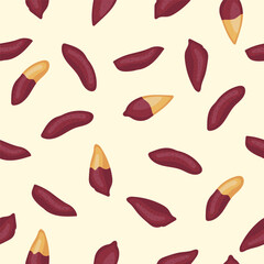 Beautiful sweet potato pattern design for decoration, wallpaper, wrapping paper, cloth, background and others.