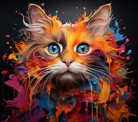 "Charming Cat Canvas: Adorable Wall Art Collection"
Transform your space into a haven of feline delight with our "Charming Cat Canvas" collection. 
GENERATIVE IA