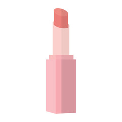 Isolated colored lipstick fashion icon Vector