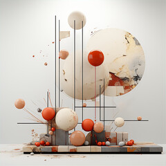 3d render of a building, this design was generated with artificial intelligence