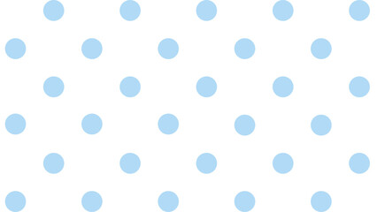Seamless pattern with blue polka dots