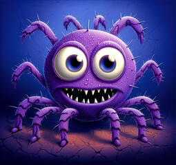 funny spider this design was generated with artificial intelligence