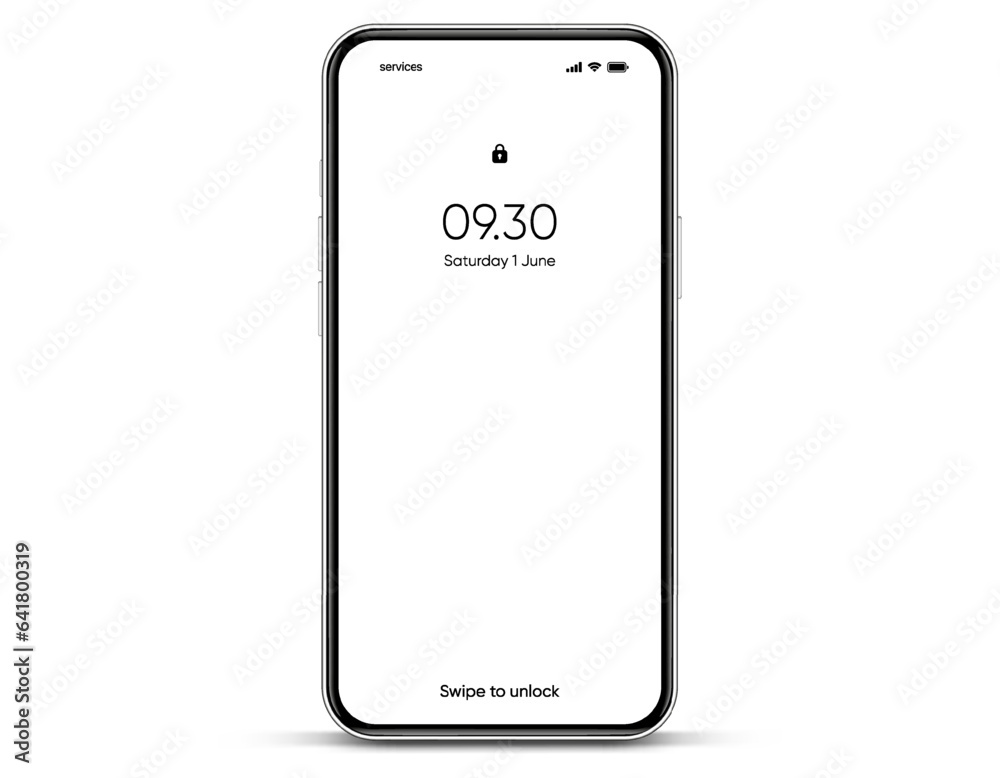 Aufkleber 3d realistic high quality smartphone mockup with isolated background. smart phone mockup collection.