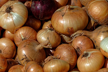 Hot dried onion