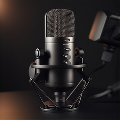 podcast microphone, this design was generated with artificial intelligence
