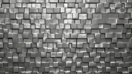 Simple silver brick texture background