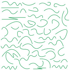 Children art background with colorful line doodle style seamless pattern and vector illustration design