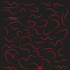 Children art background with colorful line doodle style seamless pattern and vector illustration design