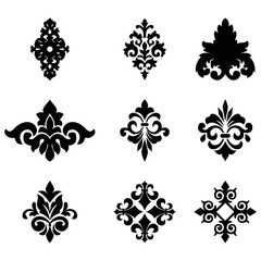 black  pattern mandala