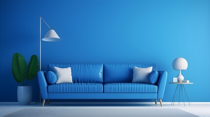 Inneneinrichtung in angesagtem Blau: Ein trendiges Zuhause