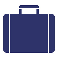 briefcase, suitcase icon on white