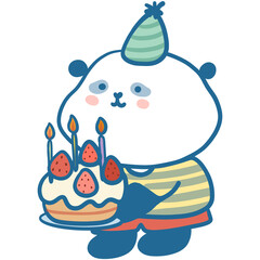 happy  Birthday panda mizuiro
