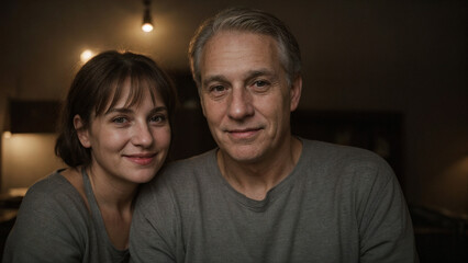Obraz premium old happy couple