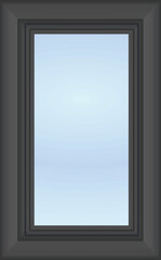 Home glass mirror. vector illustration