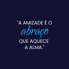 Citação de motivação com fundo liso e sólido