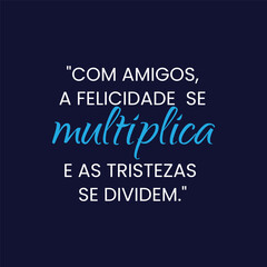 Citação de motivação com fundo liso e sólido