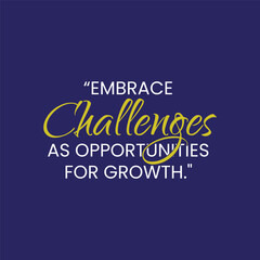 Motivation Quote with a Smooth Solid Background