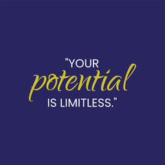 Motivation Quote with a Smooth Solid Background