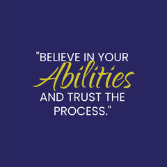 Motivation Quote with a Smooth Solid Background