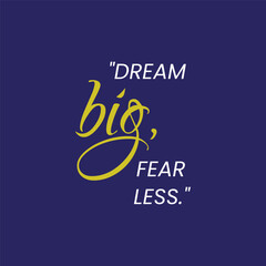 Motivation Quote with a Smooth Solid Background