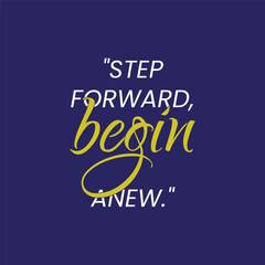 Motivation Quote with a Smooth Solid Background