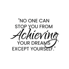 Motivation Quote with a Smooth Solid Background