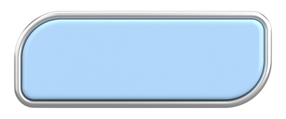 Obraz premium 3D button. Empty button. 3D illustration.