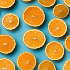 Navel Oranges as seamless tiles