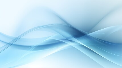 Fototapeta premium Abstract blue wave background with smooth lines and futuristic energy