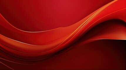 Red and blue abstract wave design with fractal energy flow