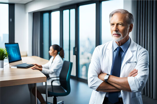 medical startup using cutting-edge technology to develop personalized treatments, with scientists analyzing genetic data and creating medical breakthroughs.