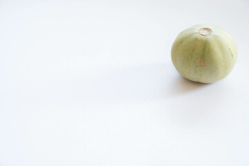 Obraz premium 白い背景のカボチャ