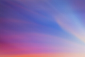 Sunset sky abstract background. Colorful sky background. Nature background.