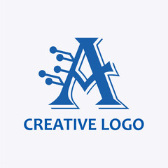  A logo for company