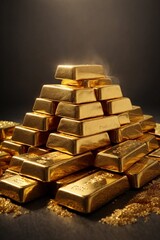 stack of gold bars