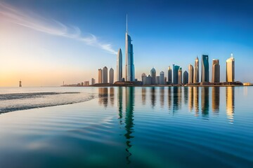 country skyline at sunset