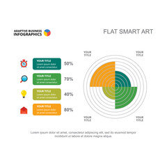 Colorful business scheme with chart vector illustration. Cartoon drawing of scheme for brochure, report or research. Analytics, marketing concept for business report or presentation slide