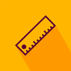 ruler icon vector illustration