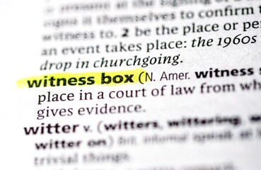 witness box