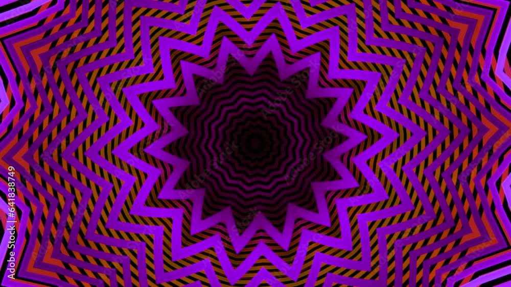 Poster animation with star shape appearing in the center. design. moving figure with sharp angles.