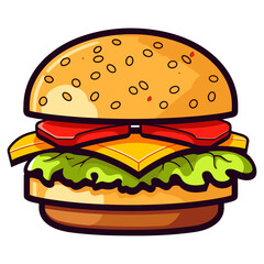 Burger vector illustration