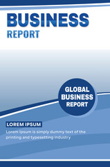 Vector Modern business corporate annual report flyer template design