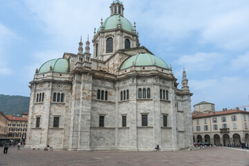 Fototapeta na wymiar Gothic Architecture off Como Cathedral