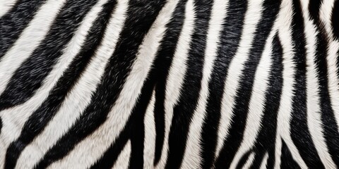 AI Generated. AI Generative. Zebra background decoration skin texture pattern. Black and white stripes pattern