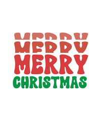 Christmas Retro SVG Design 
