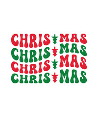 Christmas Retro SVG Design 