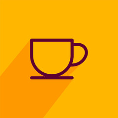 coffee cup icon vector illustration