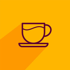 coffee cup icon vector illustration