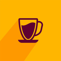 coffee cup icon vector illustration