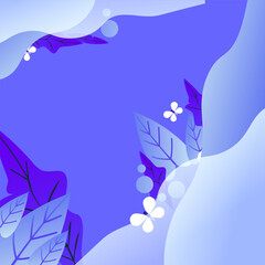 Abstract floral art background vector. Flower style wallpaper with botanical leaves Organic shapes Watercolor. Floral flowers border seamless pattern in sketch style on white background.